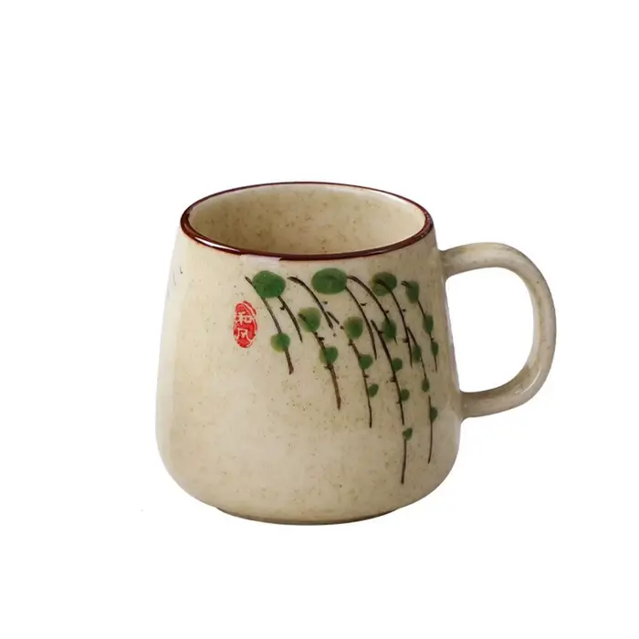 Tasse à café de style japonais pour le thé de l'après-midi, faite à la main, nordique, grande capaci