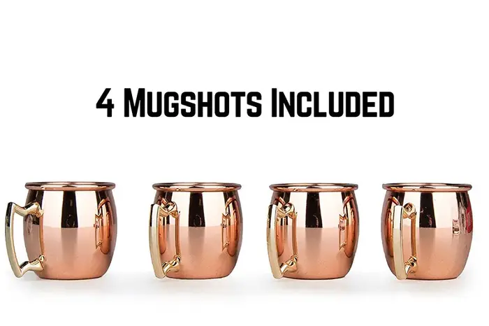 Mini-tasses martelées pour Moscow Mule et expresso