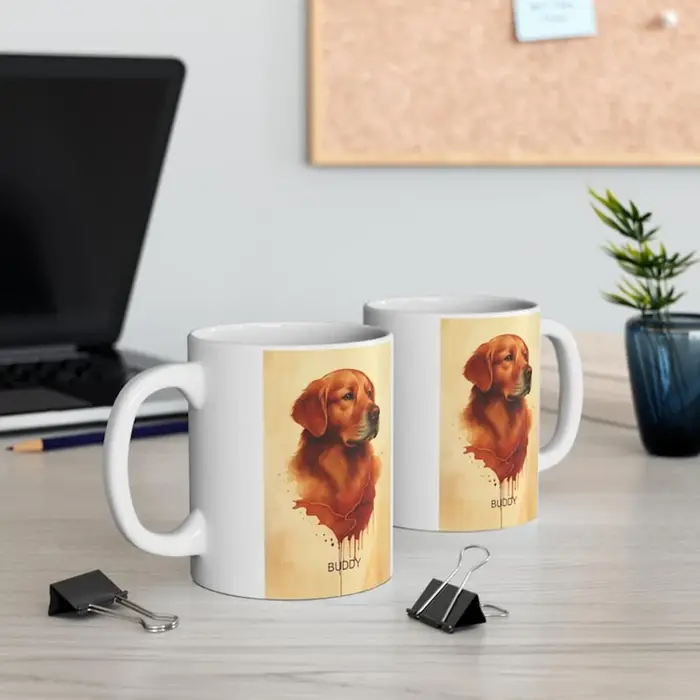 Tasse personnalisée avec Photo de chien