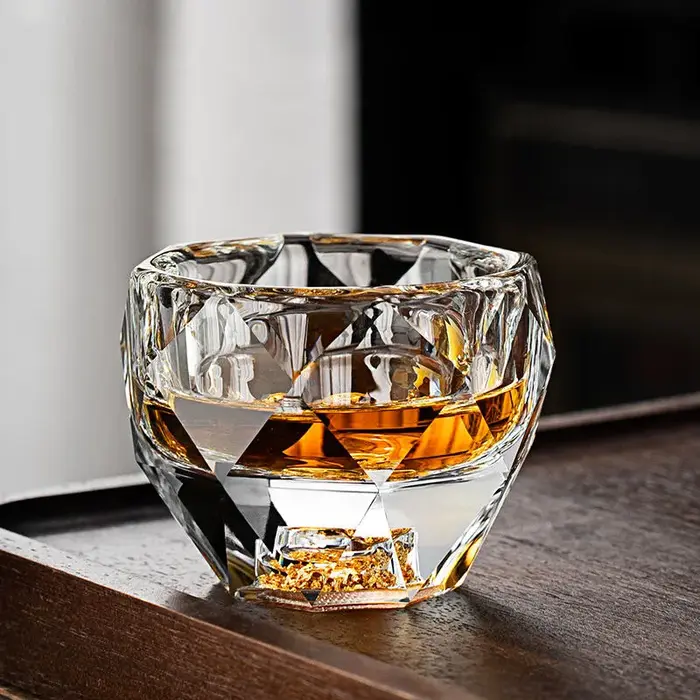 Verres à Shot en diamant à facettes de 50ML