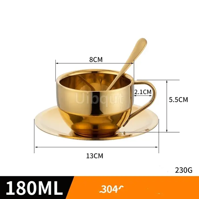 Petite tasse en acier inoxydable de 180ml/200ml