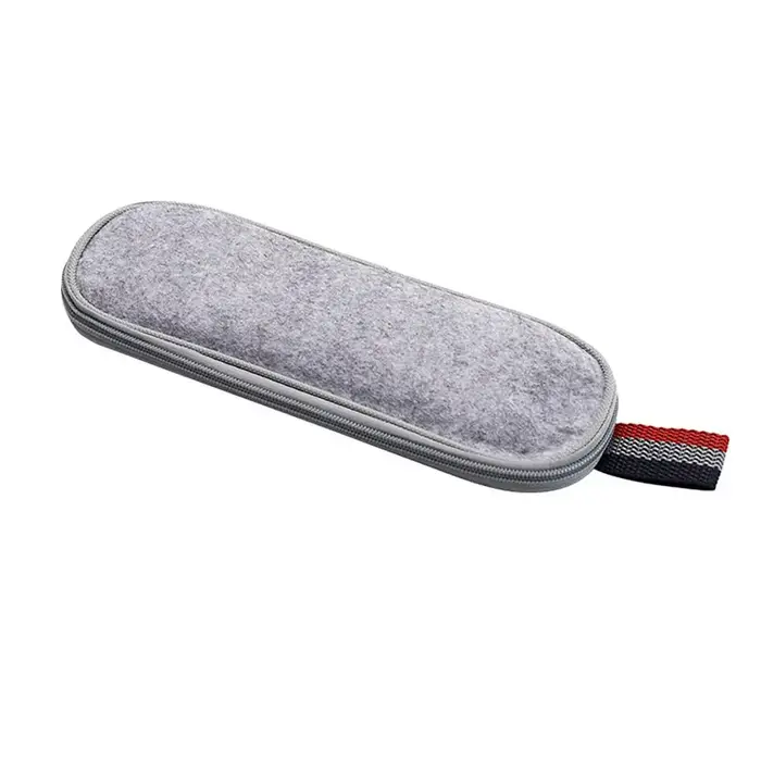Pochette de voyage pour couverts en feutre, sac organisateur d'ustensiles avec fermeture éclair, étu
