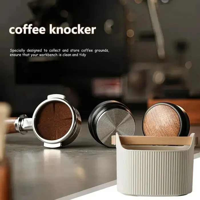 Poubelle à expresso avec poignées amovibles