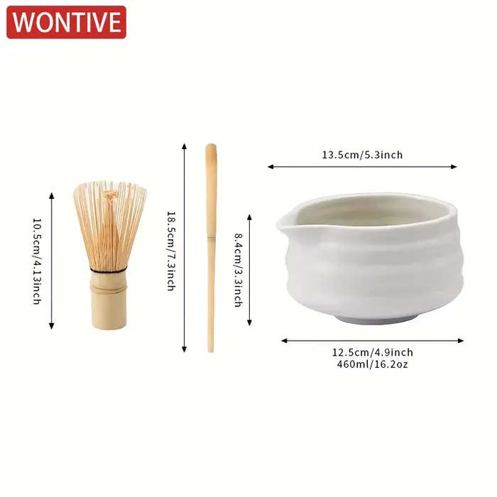1 ensemble d'ensemble Matcha japonais