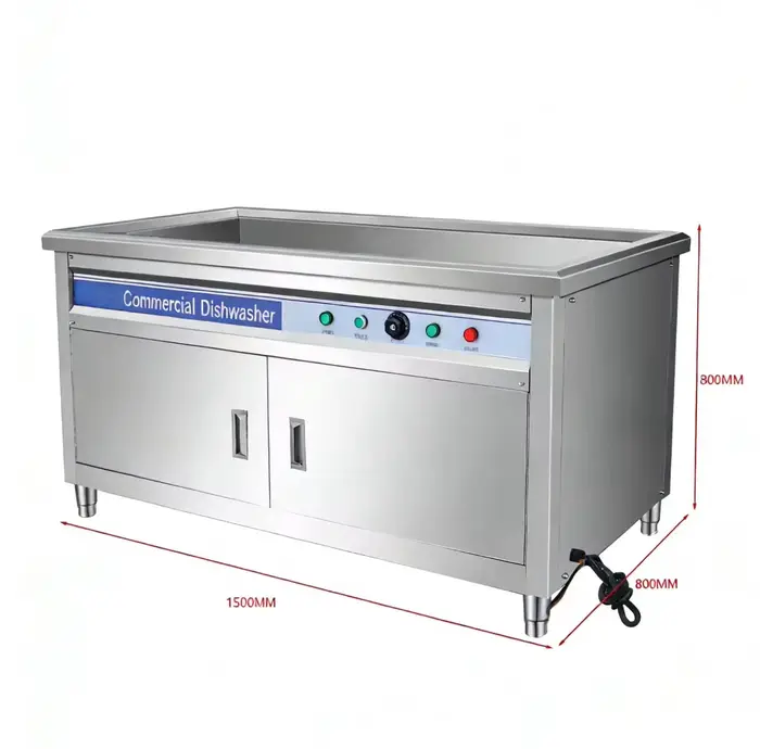 Machine de nettoyage automatique à haute efficacité, lave-vaisselle à ultrasons pour la cuisine dome