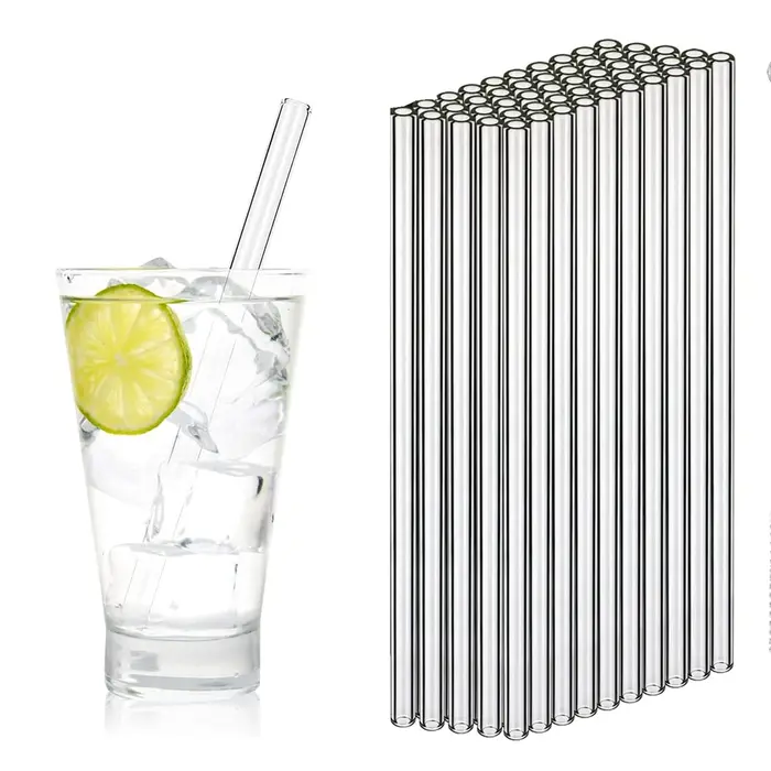 Pailles en verre écologiques 8x200mm