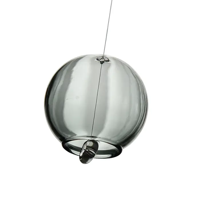 Cloche à vent traditionnelle en verre borosilicate, diamètre 7 cm, accessoire polyvalent, ouverture