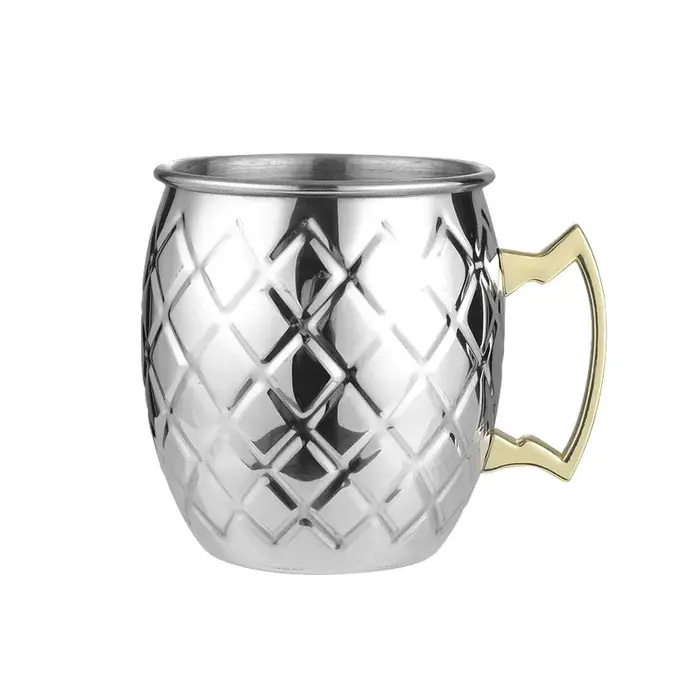 Tasse de mule de moscou en acier