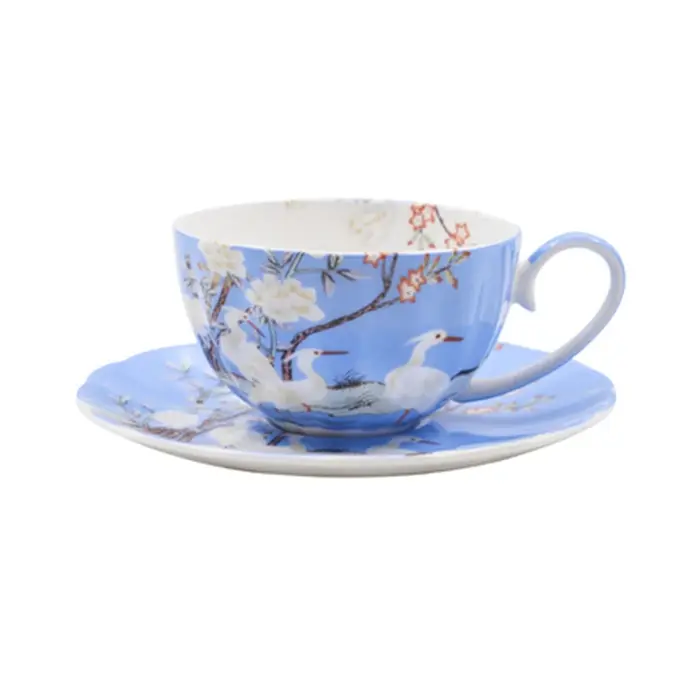 Tasse à café de style britannique et ensembles de thé de l'après-midi en porcelaine Sophia