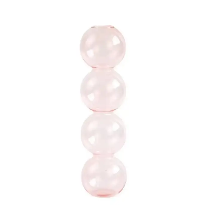 Vase en verre romantique