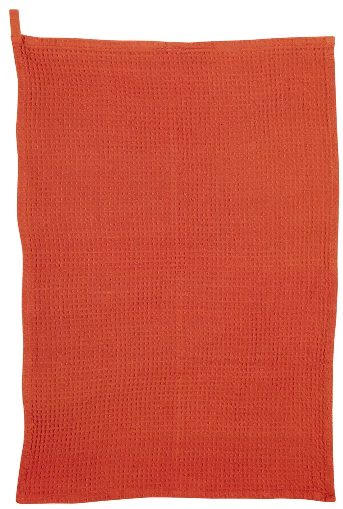 Torchon nid d'abeilles uni Mumba Marmelade 50 x 70
