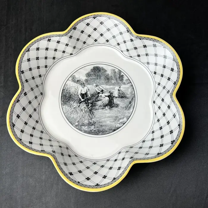 Assiette alimentaire en porcelaine