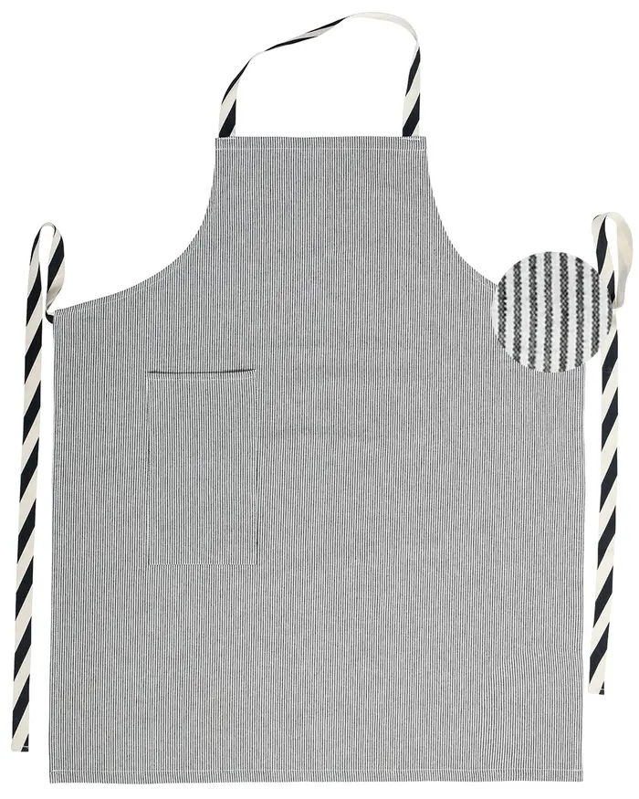 Tablier de cuisine Finette Caviar 90 x 75