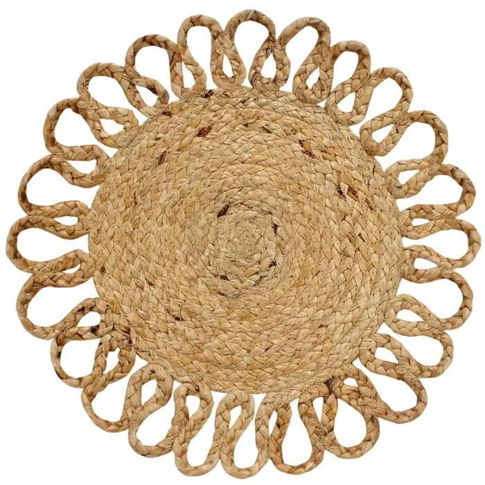 Napperons ronds tressés
