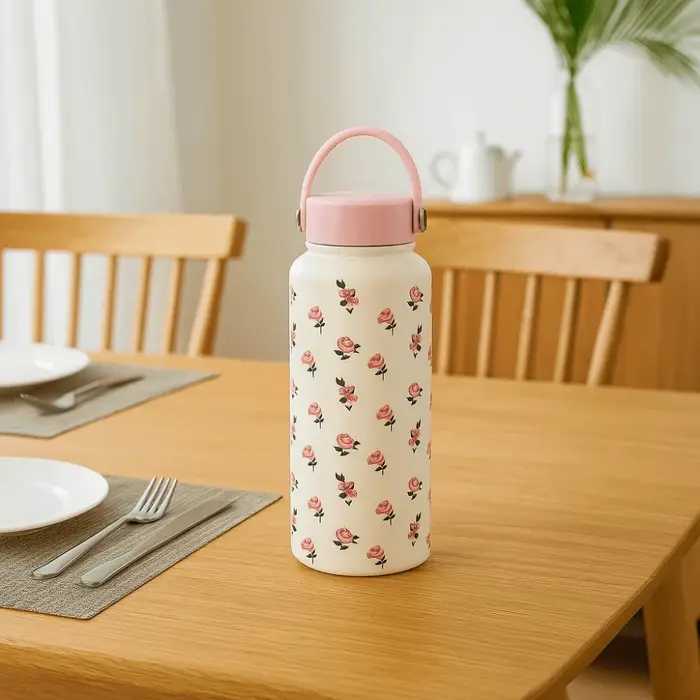 Cadeau INS bouteille d'eau isolée Portable 1L tasse