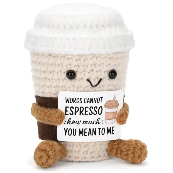 Poupée de café au Crochet drôle