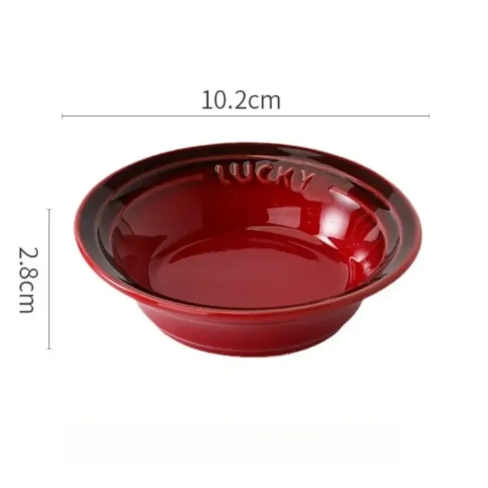 Petite assiette ronde en céramique