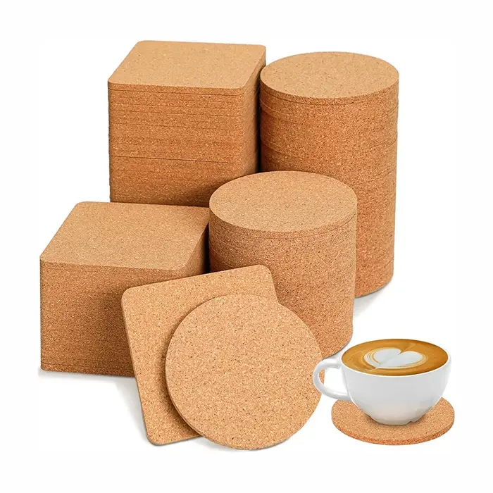 Sous-verres en liège, sous-verres de Table pour tasse à café