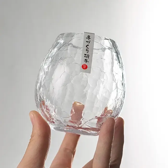 Verre craquelé sur glace créatif de style japonais