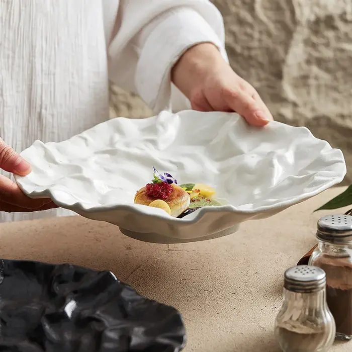 Assiette creuse pliante