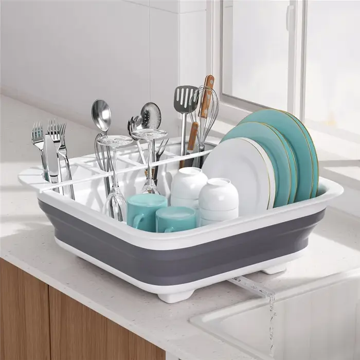 Égouttoir de cuisine pliable Portable pour vaisselle
