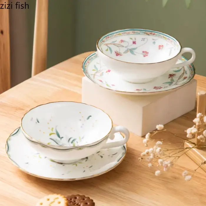 Tasse à café et thé Sophia China et ensemble de cuillères S/05 er