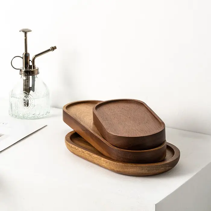 NOUVEAU Service de table en bois massif
