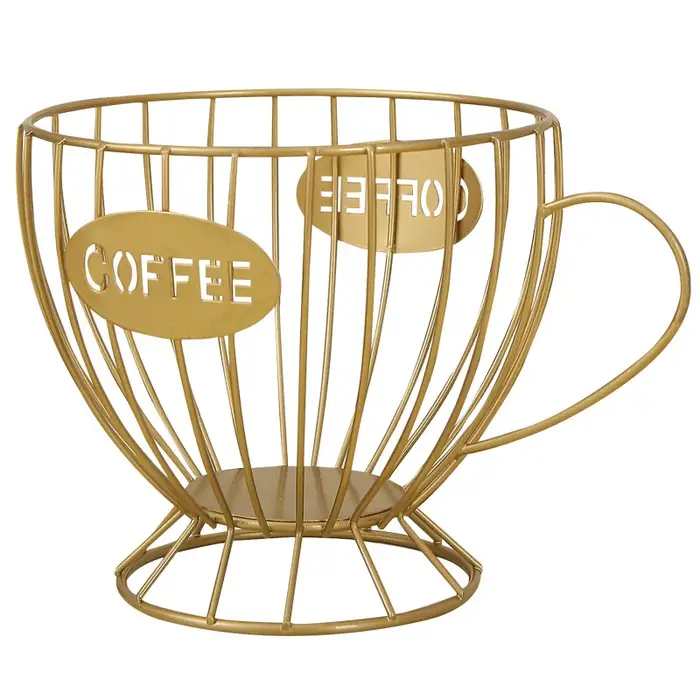Porte-capsules de café en métal, grande capacité, organisateur de dosettes de café pour café, affich