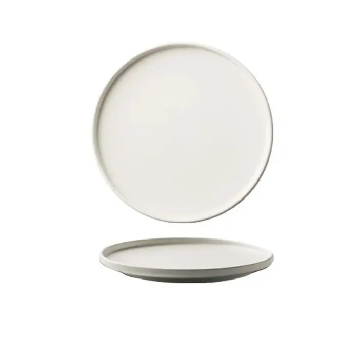 Assiette à steak en céramique, plat de service durable, plateau de rangement créatif multifonctionne