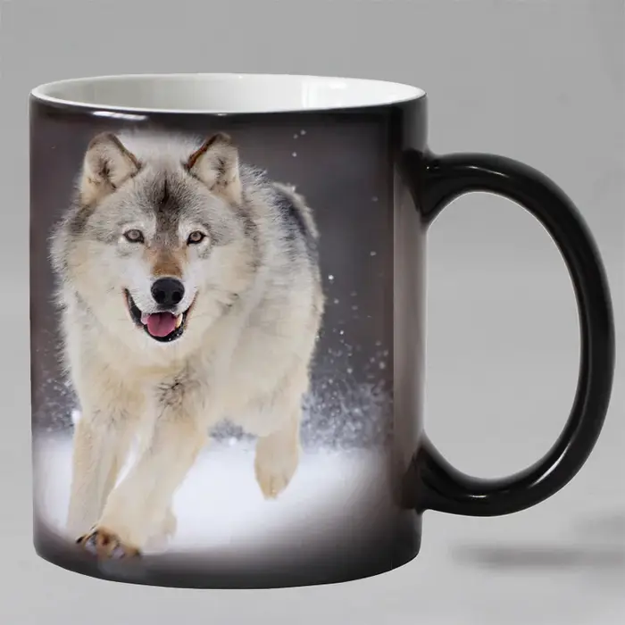 Tasse à café en céramique sensible à la chaleur
