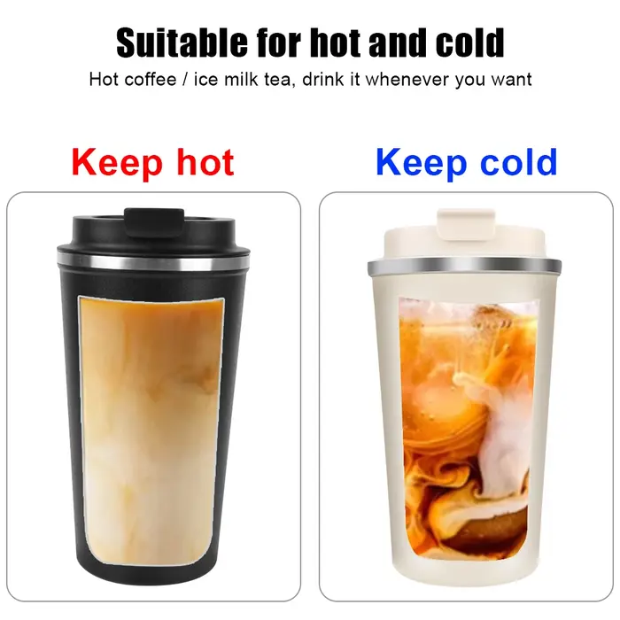 Tasse Thermos de voiture Thermo café pour thé eau café anti-fuite tasse Thermo de voyage tasse à caf