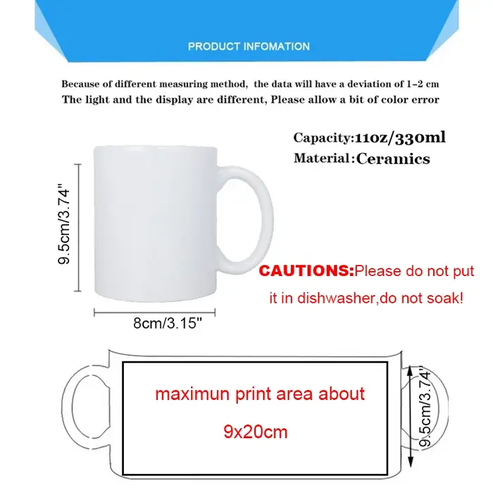 Tasse magique avec Photo personnalisée