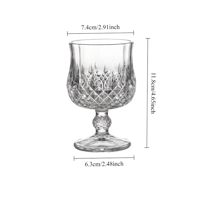 Verre à vin étranger, ustensiles à vin, verre en cristal de diamant, grand verre à vin, verre à eau,
