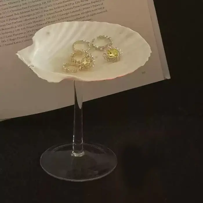 AhunderJiaz-verres à Champagne Vintage, gobelet créatif en coquille naturelle, verres à vin Vintage