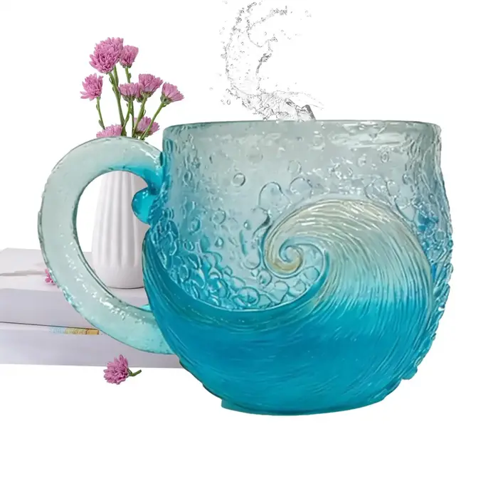Tasse de vague d'océan tasses à café côtières