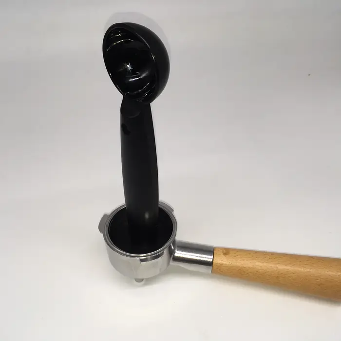 Cuillère à café avec support en acier inoxydable