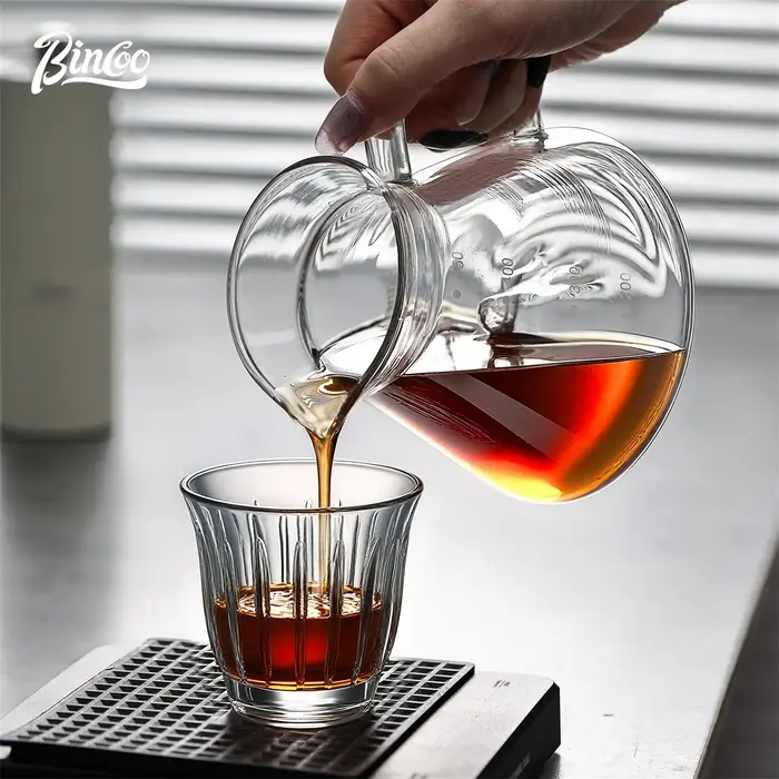 BINCOO 450ml verser sur café goutteur verre partage Pot entonnoir goutte