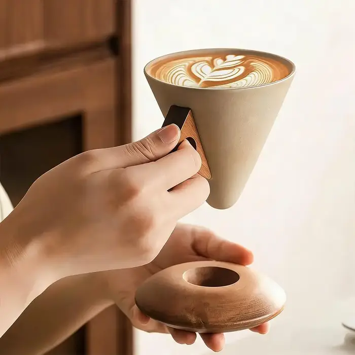 Ensemble de tasses à café en céramique vintage