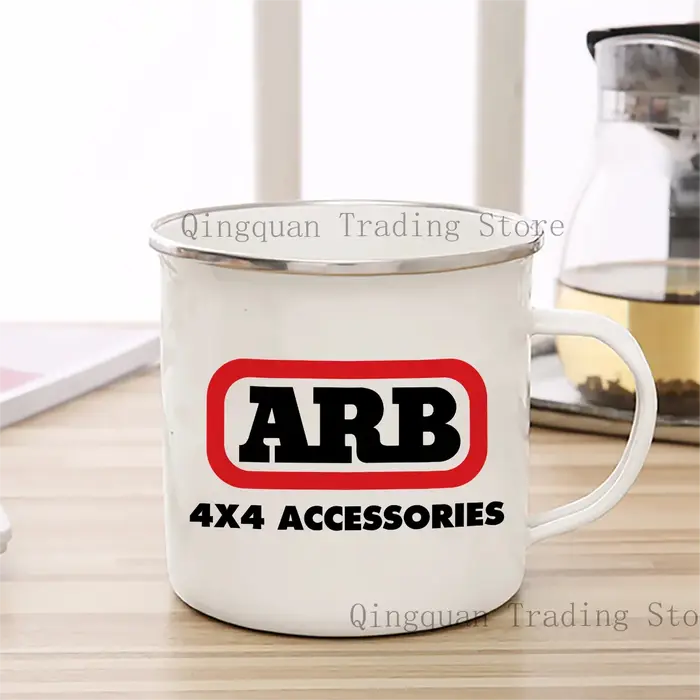 ARB 4x4 tasse émaillée tasse à café 11oz céramique café thé cacao tasse poignée thé boisson tasse
