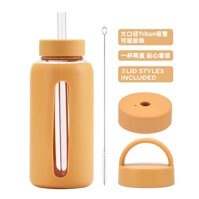 Tasse en verre de grande capacité de 800ml