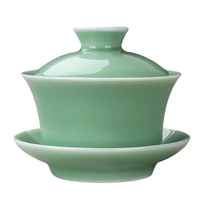 Service à thé chinois Celadon Gai Wan