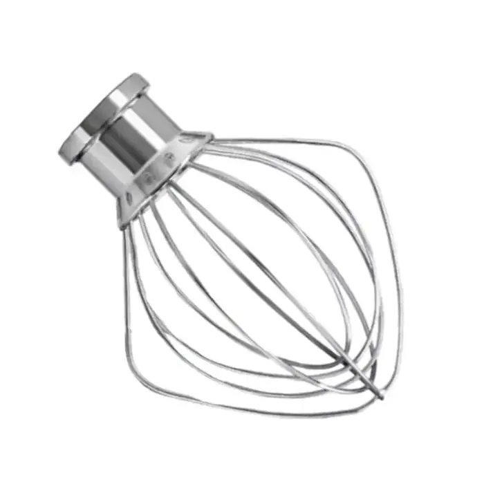 YANA35R Fouet en acier inoxydable compatible lave-vaisselle pour robot culinaire Kitchenaid Mini 3