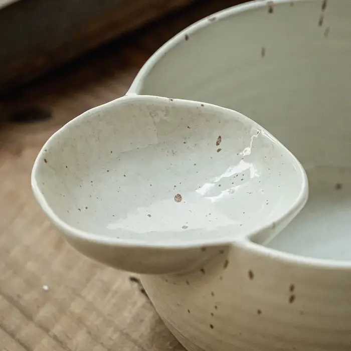 Vaisselle à collation en céramique pour restaurants et chez l'habitant