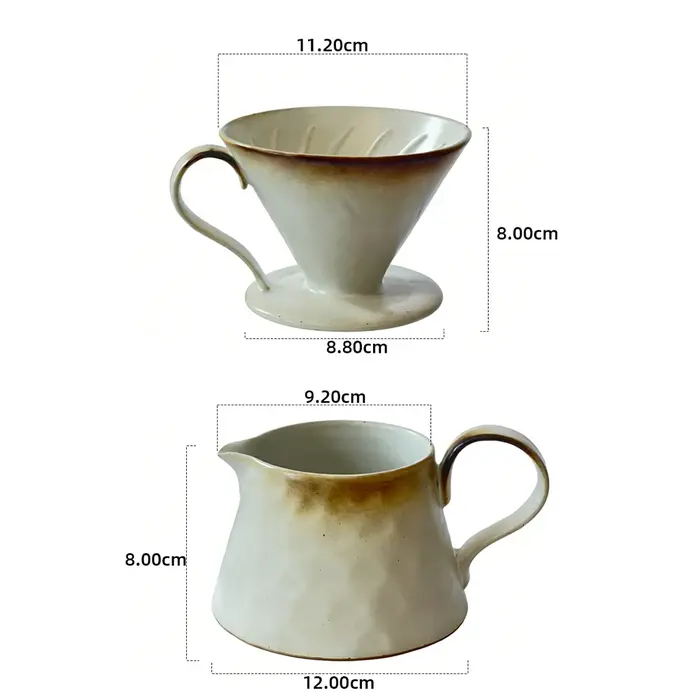 Ensemble de café pour over pour en-casée en céramique Kiln Change
