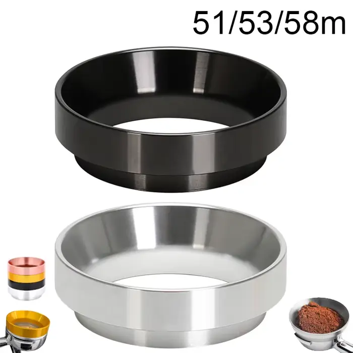 Anneau de dosage Intelligent en aluminium pour bol café en poudre expresso Barista outil pour 51//53/54/58MM profileur