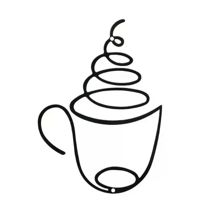 Tentures murales créatives pour café