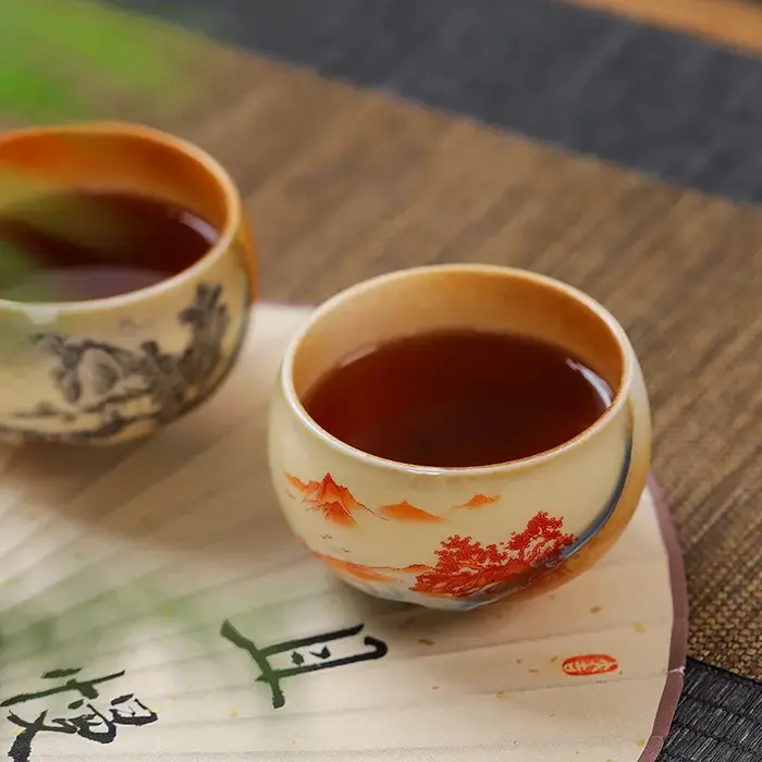 Tasses à thé Kungfu Vintage