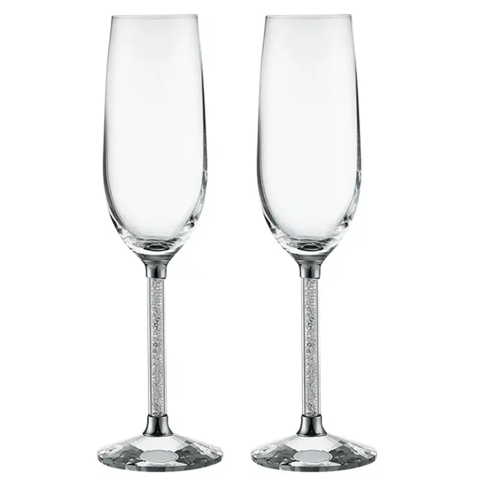 Cristaux verres à Champagne longue tige tasse à vin mousseux verre à haute teneur en Borosilicate Bar amateurs de vin