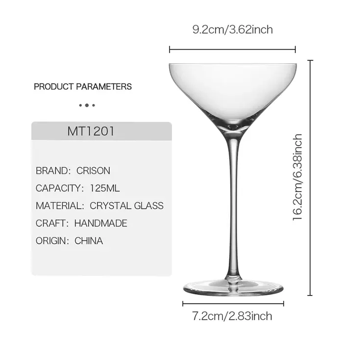 Crison verre de cristal de Style japonais de haute qualité