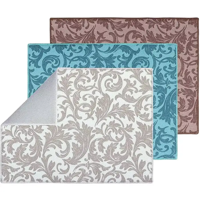 Tapis de séchage de vaisselle pour comptoir de cuisine 30x40cm / 38x50cm